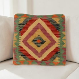 Ručně tkaný polštář 40x40 Kilim povlak na polštář