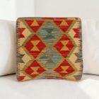 Ručně tkaný povlak na polštář 40x40 Kilim dekorační polštář