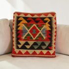 Ručně tkaný povlak na polštář 40x40 Kilim dekorační polštář