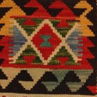 Ručně tkaný povlak na polštář 40x40 Kilim dekorační polštář