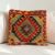 Ručně tkaný povlak na polštář 40x40 Kilim dekorační polštář