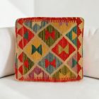 Kilim dekorační polštář 40x40 ručně tkaný povlak na polštář