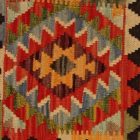 Kilim dekorační polštář 40x40 ručně tkaný povlak na polštář