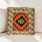 Kilim dekorační polštář 40x40 ručně tkaný povlak na polštář