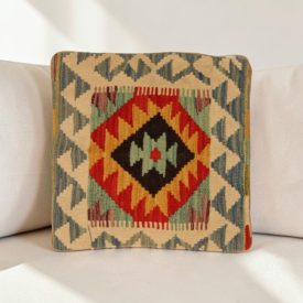   Kilim dekorační polštář 40x40 ručně tkaný povlak na polštář