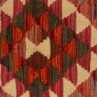 Kilim dekorační polštář 40x40 ručně tkaný povlak na polštář