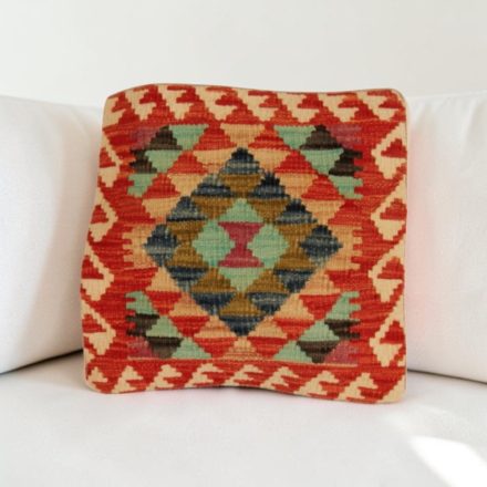 Kilim dekorační polštář 40x40 ručně tkaný povlak na polštář