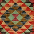 Kilim dekorační polštář 40x40 ručně tkaný povlak na polštář