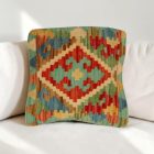 Kilim dekorační polštář 40x40 ručně tkaný povlak na polštář