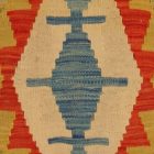 Kilim dekorační polštář 40x40 ručně tkaný povlak na polštář