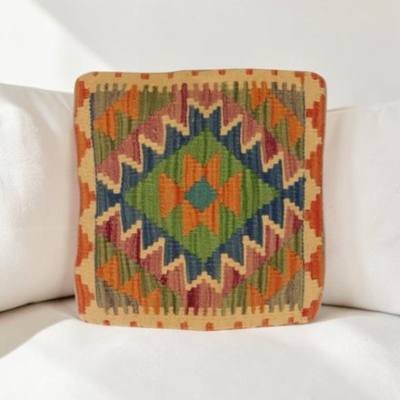 Kilim dekorační polštář 40x40 ručně tkaný povlak na polštář