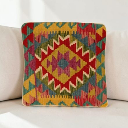 Kilim dekorační polštář 40x40 ručně tkaný povlak na polštář