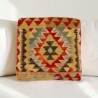 Kilim dekorační polštář 40x40 ručně tkaný povlak na polštář