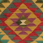 Kilim dekorační polštář 40x40 ručně tkaný povlak na polštář