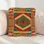 Kilim dekorační polštář 40x40 ručně tkaný povlak na polštář