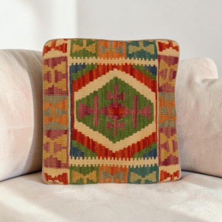 Kilim dekorační polštář 40x40 ručně tkaný povlak na polštář