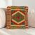 Kilim dekorační polštář 40x40 ručně tkaný povlak na polštář