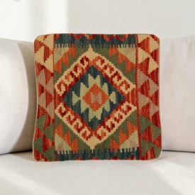   Kilim dekorační polštář 40x40 ručně tkaný povlak na polštář