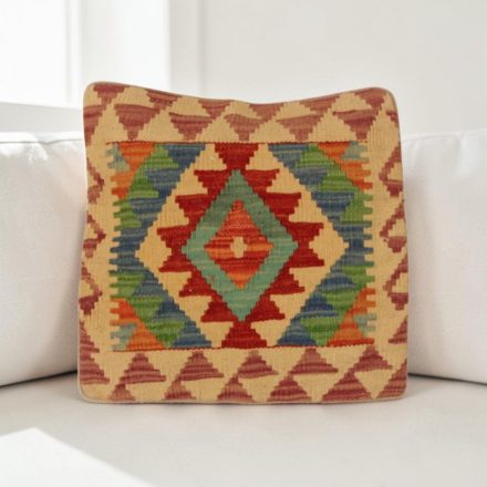 Kilim dekorační polštář 40x40 ručně tkaný povlak na polštář