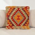 Kilim dekorační polštář 40x40 ručně tkaný povlak na polštář
