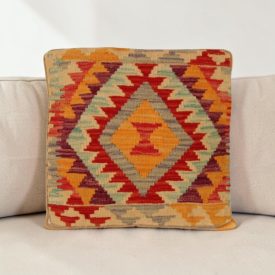   Kilim dekorační polštář 40x40 ručně tkaný povlak na polštář