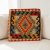 Kilim dekorační polštář 40x40 ručně tkaný povlak na polštář