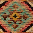 Kilim dekorační polštář 40x40 ručně tkaný povlak na polštář