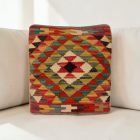 Kilim dekorační polštář 45x45 ručně tkaný povlak na polštář