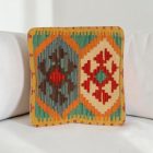 Kilim dekorační polštář 40x40 ručně tkaný povlak na polštář