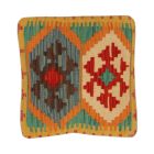 Kilim dekorační polštář 40x40 ručně tkaný povlak na polštář
