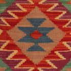 Kilim dekorační polštář 40x40 ručně tkaný povlak na polštář