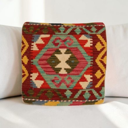 Kilim dekorační polštář 40x40 ručně tkaný povlak na polštář