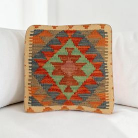   Kilimový polštář 40x40 ručně tkaný povlak na polštář