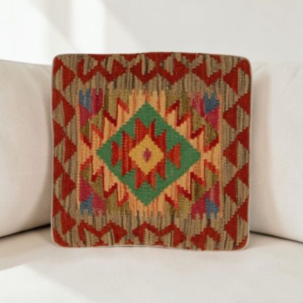Kilimový polštář 40x40 ručně tkaný povlak na polštář