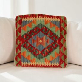   Kilimový polštář 40x40 ručně tkaný povlak na polštář