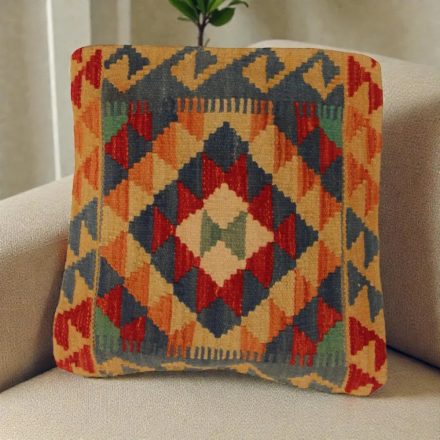 Kilim dekorativní polštář 50x50 ručně tkaný povlak na polštář