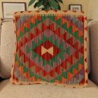 Kilim polštář 50x50 ručně tkaný povlak na polštář