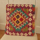 Orientální dekorativní polštář 50x50 ručně tkaný povlak na polštář Kilim