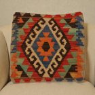 Kilim povlak na polštář 50x50 ručně tkaný dekorativní polštář