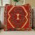 Orientální dekorativní polštář 50x50 ručně tkaný povlak na polštář Kilim