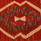 Orientální dekorativní polštář 50x50 ručně tkaný povlak na polštář Kilim