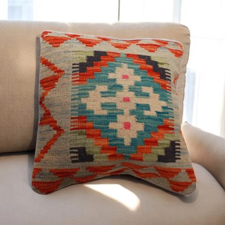 Ručně tkaný povlak na polštář Kilim 45x45 afghánský dekorační polštář