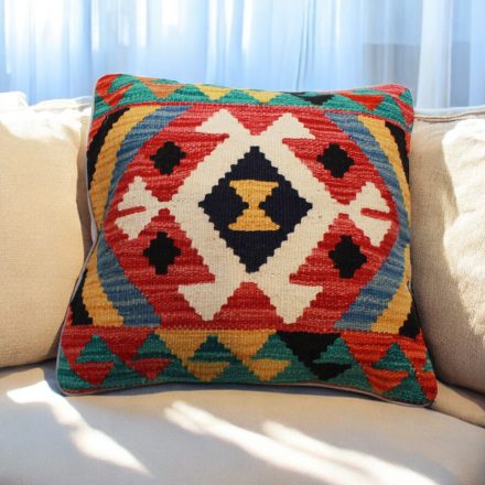 Dekorační polštář Kilim 45x45 ručně tkaný povlak na polštář