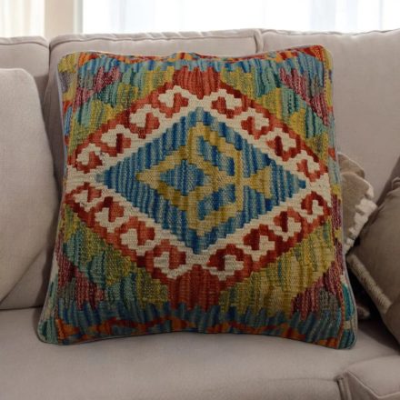Ručně tkaný povlak na polštář Kilim 45x45 afghánský dekorační polštář