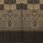 Elegantní dámský a pánský šátek 215x105 šedý černý s autentickým vzorem