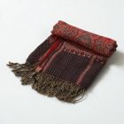 Elegantní šátek 215x105 fialově modrý tenký dámský šátek