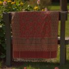 Dámská stola bordó 215x105 elegantní dámský šátek na ramena