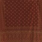 Elegantní dámský šátek 215x105 v barvě bordó z bavlny