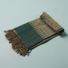 Elegantní šátek 215x105 v barvě zelené tenký dámský a pánský šátek