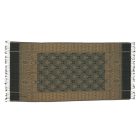 Elegantní šátek 215x105 v barvě zelené tenký dámský a pánský šátek